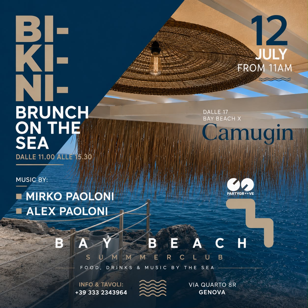 Flyer Bikini Brunch on the Sea